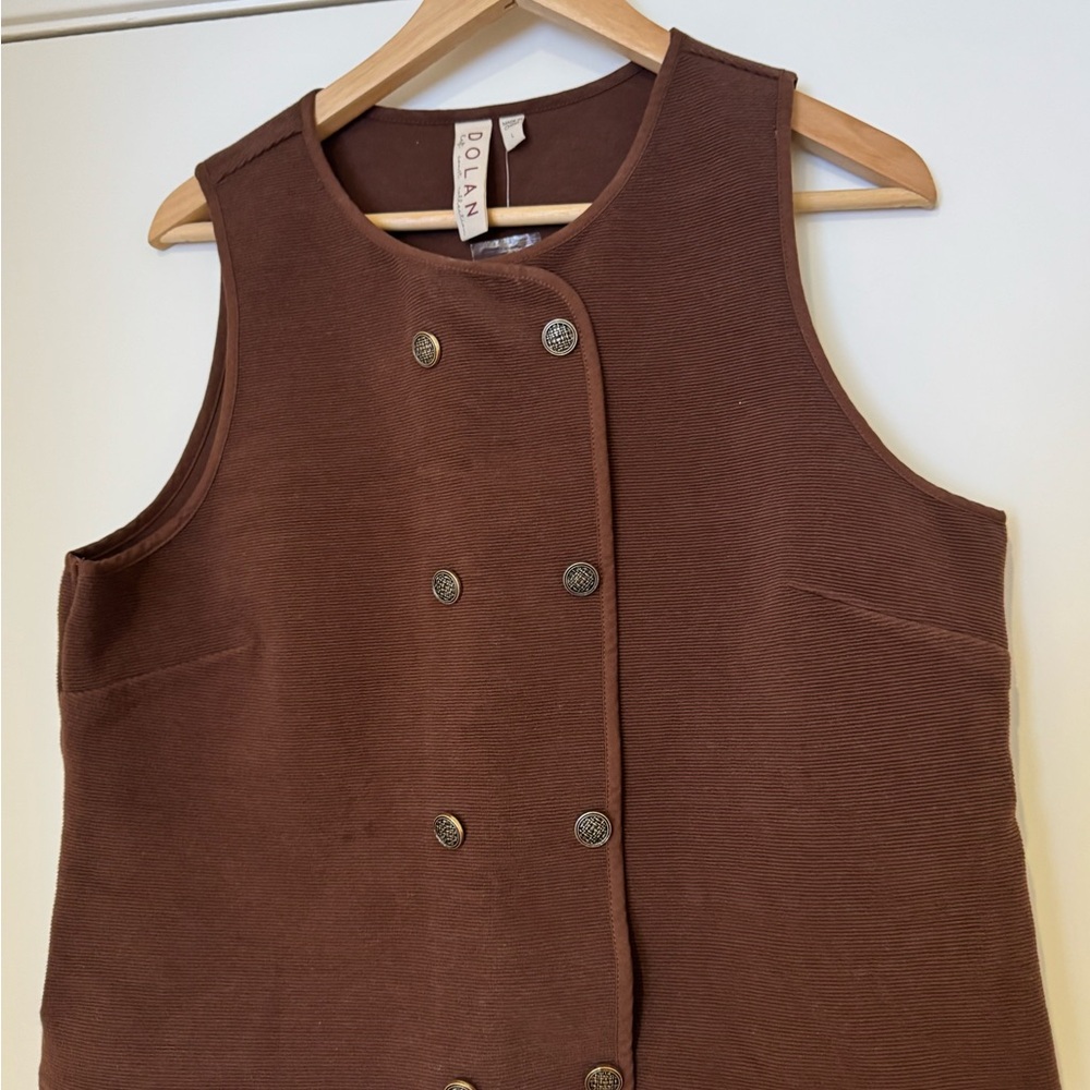 Dolan Women's Chocolate Brown Vest